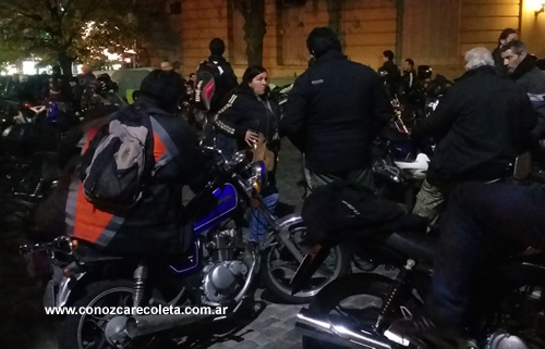 Protesta motoqueros