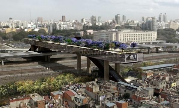 Edificio puente en Recoleta