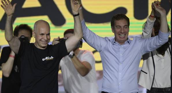 Larreta Santilli festejan