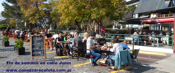 calle Junin en Recoleta