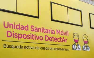 Detectar unidad sanitaria movil