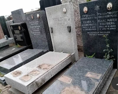 vandalismo en cementerio judio