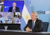 Putin y Alberto Fernandez