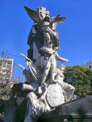 Luis Maria Campos sepulcro en Recoleta