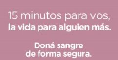 donar sangre