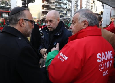 Larreta condolencias incendio