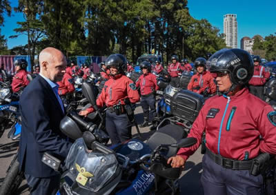 motos para la policia de la ciudad