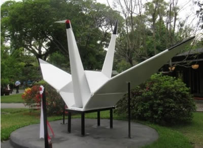Origami en Jardin Japones