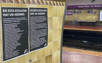 Estacion subte Rodolfo Walsh