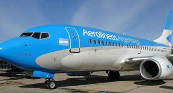 Avion de Aerlineas Argentinas