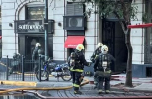 Incendio en restaurante Sottovoce