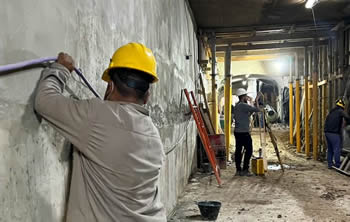 Trabajos en subte linea D