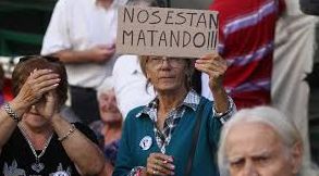 Protesta de jubilados