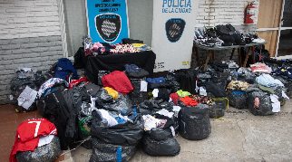 Ropa donada a Caritas