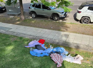 Ropa tirada